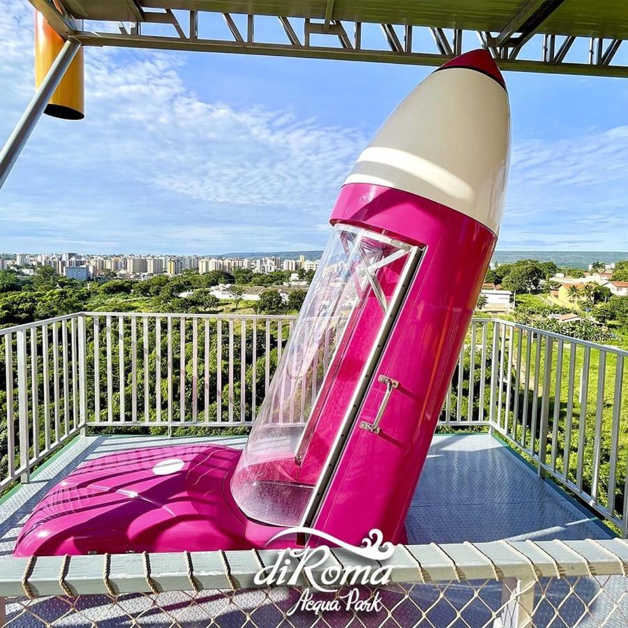 Caldas Novas - 2024 - Diroma Spazzio Acesso Ao Vulcao - Com Piscina Do Hotel 24 Horas מראה חיצוני תמונה