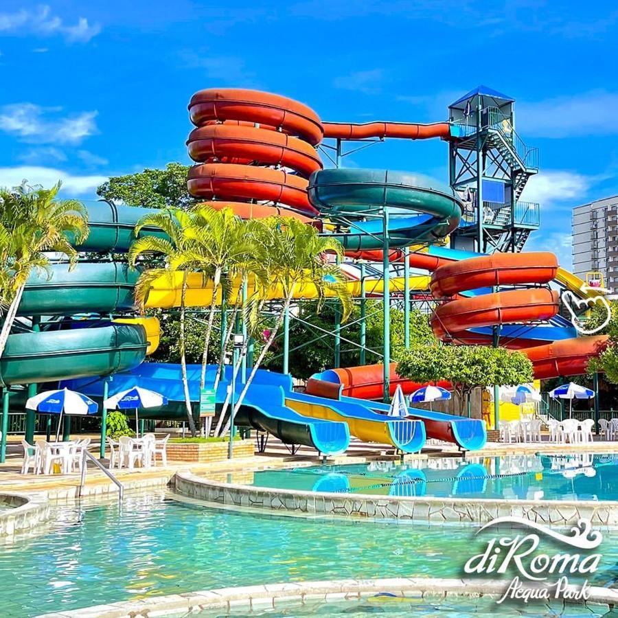 Caldas Novas - 2024 - Diroma Spazzio Acesso Ao Vulcao - Com Piscina Do Hotel 24 Horas מראה חיצוני תמונה